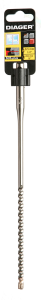 Foret béton 3 taillants compatible SDS+ spécial pose d'huisseries  Ø 6,5x310mm